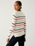 Supersoft Striped Crew Neck Jumper