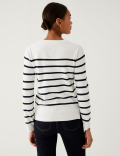 Supersoft Striped Crew Neck Jumper