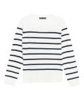Supersoft Striped Crew Neck Jumper