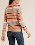 Supersoft Striped Crew Neck Jumper