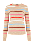 Supersoft Striped Crew Neck Jumper
