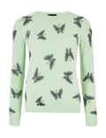 Supersoft Butterfly Crew Neck Jumper