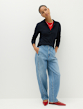 Collared Slim Jumper with Wool