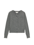 Crew Neck Button Through Cardigan