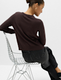 Crew Neck Button Through Cardigan