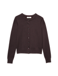 Crew Neck Button Through Cardigan