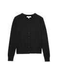 Crew Neck Button Through Cardigan