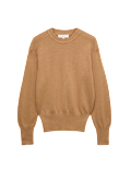 Crew Neck Waisted Slim Fit Jumper