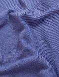 Soft Touch Ribbed Funnel Neck Jumper
