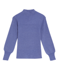 Soft Touch Ribbed Funnel Neck Jumper