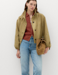 Collared Zip Up Slim Fit Cardigan