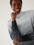 Soft Touch Ombre Funnel Neck Jumper