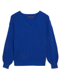 Soft Touch Ribbed V-Neck Jumper