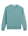 Pure Cashmere Crew Neck Cardigan