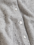 Pure Cashmere Textured Crew Neck Cardigan