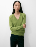 Pure Cashmere V-Neck Jumper