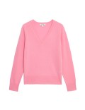 Pure Cashmere V-Neck Jumper