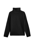 Ribbed Roll Neck Jumper