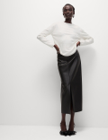 Soft Touch Embellished Crew Neck Jumper