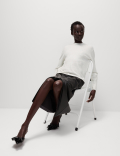 Soft Touch Embellished Crew Neck Jumper