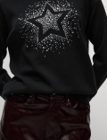 Soft Touch Star Crew Neck Jumper