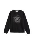 Soft Touch Star Crew Neck Jumper