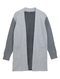 Soft Touch Colour Block Relaxed Cardigan