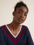 Soft Touch V-Neck Relaxed Jumper