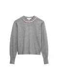 Ribbed Crew Neck Jumper