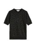 Merino Wool Rich Knitted Top with Cashmere