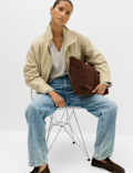 V-Neck Relaxed Jumper With Wool