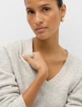 V-Neck Relaxed Jumper With Wool