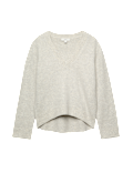 V-Neck Relaxed Jumper With Wool