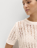 Cotton Rich Textured Knitted Top