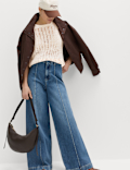Cotton Rich Textured Knitted Top