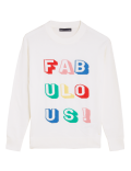 Soft Touch Fabulous Slogan Crew Neck Jumper