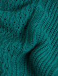 Soft Touch Cable Knit Collared Cardigan