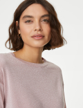 Sparkly Crew Neck Jumper