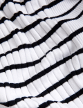 Striped Crew Neck Knitted Top