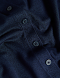 Crew Neck Button Front Cardigan
