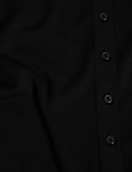 Crew Neck Button Front Cardigan