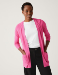 Ribbed Edge to Edge Longline Cardigan