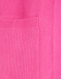 Ribbed Edge to Edge Longline Cardigan
