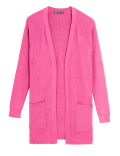Ribbed Edge to Edge Longline Cardigan