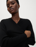 Ribbed Edge to Edge Longline Cardigan