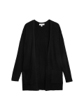 Ribbed Edge to Edge Longline Cardigan
