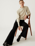 Sparkly Funnel Neck Jumper