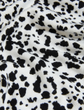 Animal Print Blouson Sleeve Jumper