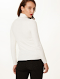 Ribbed Roll Neck Jumper