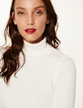 Ribbed Roll Neck Jumper